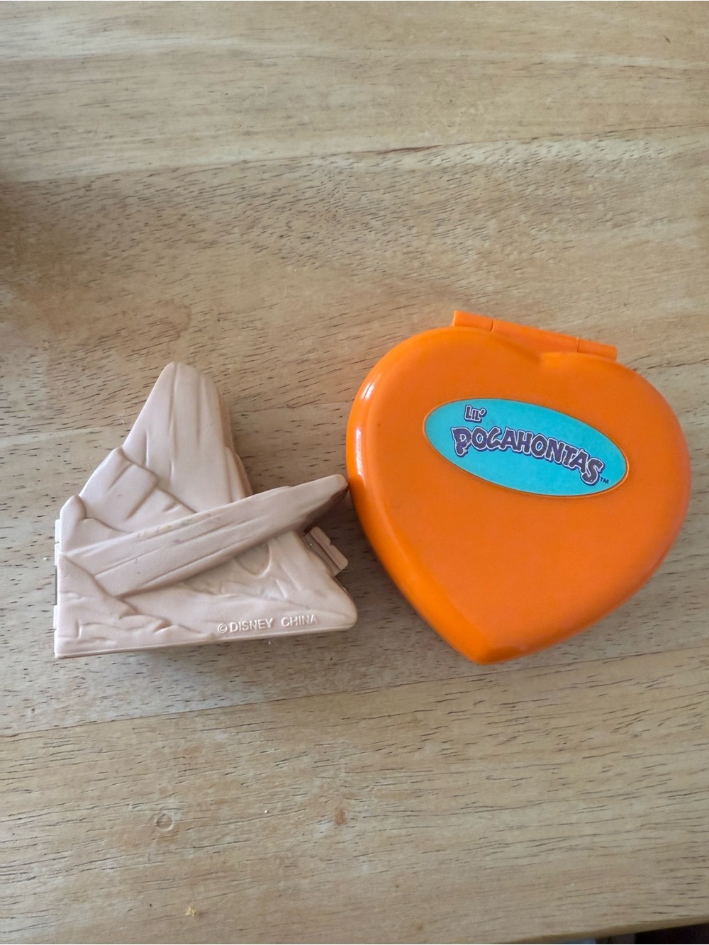Disney Orange Heart Lil' Pocahontas Compact Accessory